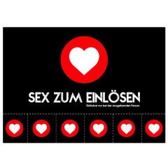 Postkarte SEX ZUM EINLÖSEN