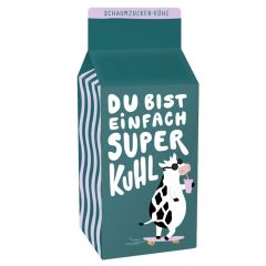 Schaumzucker-Kühe „Du bist einfach superkuhl“