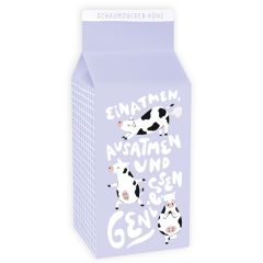 Schaumzucker-Kühe „Einatmen, ausatmen und genießen“ (New)