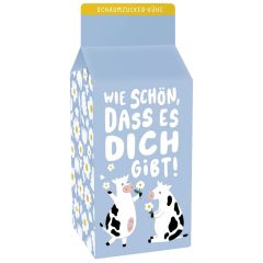 Schaumzucker-Kühe „Wie schön, dass es dich gibt!“