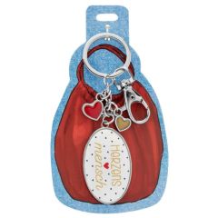 Schlüssel- und Taschenanhänger HERZENSMENSCH