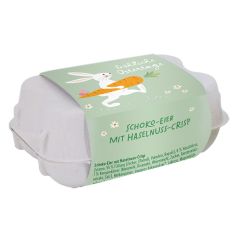 Schoko-Eier Kleines Ostergeschenk „Fröhliche Ostertage“
