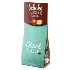 Schoko-Nuss-Mix GLÜCK FÜR DICH - Marienkäfer