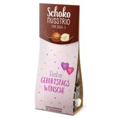 Schoko-Nuss-Mix LIEBE GEBURTSTAGSWÜNSCHE