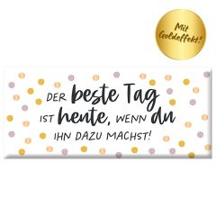 Kleine Schokolade 30g DER BESTE TAG IST HEUTE