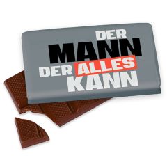 Schokolade 40g DER MANN DER ALLES KANN - New Edition