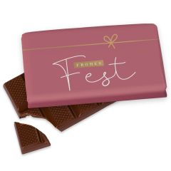 Schokolade 40g FROHES FEST - Schleife