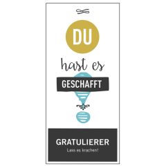 Vollmilchschokolade GESCHAFFT GRATULIERER