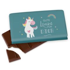 Schokolade 40g GUTE LAUNE FÜR DICH - Einhorn