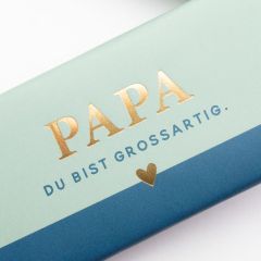 Schokolade 30g „Papa du bist großartig“