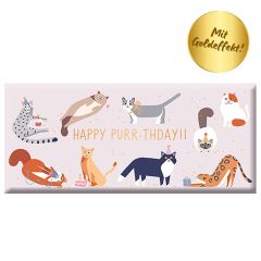 Schokolade 30g HAPPY PURR-THDAY