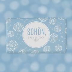 Schokolade 40g SCHÖN, DASS ES DICH GIBT - Pusteblume