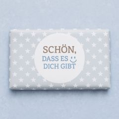 Schokolade 40g SCHÖN DASS ES DICH GIBT - Sterne