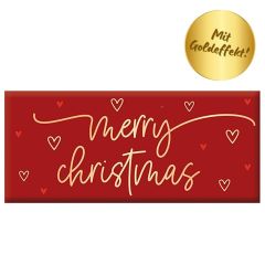Geschenktüte „Frohe Weihnachten“ - Kleines Weihnachtsgeschenk (Schneekugel – Set 5)