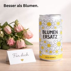 Secco Bianco Blumenersatz - Witziges Geschenk statt Blumen