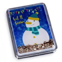 Taschenspiegel LET IT SNOW