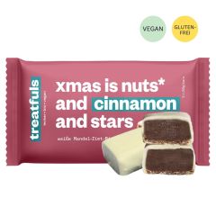Weiße Mandel-Zimt-Riegel „xmas is nuts and cinnamon and stars“