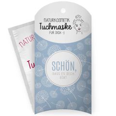 Tuchmaske SCHÖN, DASS ES DICH GIBT - Pusteblume