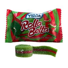 Bunte Fruchtgummirolle VIDAL ROLLA BELTA - Wassermelone