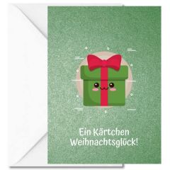 Personalisierbare Weihnachtskarte WEIHNACHTSGLÜCK!