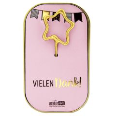 Wondercake Goldfunkeln Edition „Vielen Dank“ – kleines Dankeschön Geschenk