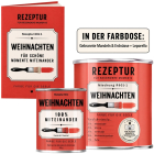 Geschenkset Rezeptur Weihnachten – Farbe für die Seele mit gebrannten Nüssen & Anleitung für ein schönes Fest