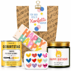 Geschenktüte zum Geburtstag – Geschenkset „Konfetti regnen“ (Set 17)