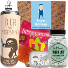 Geschenktüte Mitarbeitergeschenk „Super Kollege“ (Set 1)