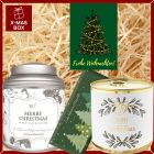 Gefüllte Geschenkbox „Frohe Weihnachten“ – Besonderes Weihnachtsgeschenk (Lichterkette Set 2)