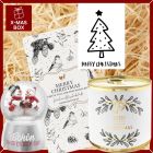 Gefüllte Geschenkbox Weihnachten „Happy Christmas“ – Stilvolles Weihnachtsgeschenk (Set 3)