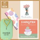 Befüllte Geschenkbox Danke – Geschenk „Dankeschön“ (Set 4)