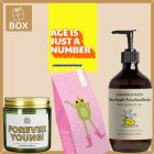 Geschenkbox witziges Geburtstagsgeschenk „Age is just a number“ (Set 3)
