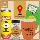 Onboarding Box HERZLICH WILLKOMMEN - Zielpunkt # 1
