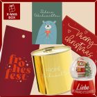 Geschenkbox „Schöne Weihnachten“ - Originelles Weihnachtsgeschenk (Bär – Set 1)