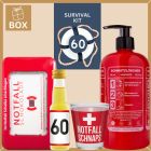 Geschenkbox zum 60. Geburtstag – Lustiges Überlebenspaket (Set 5)