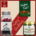 Geschenkbox Weihnachten – Mitarbeitergeschenk „Super Team“ (Set 1)