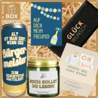 Geschenkbox zum Geburtstag „Auf dich mein Freund“ (Set 2)