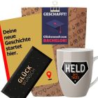 Geschenktüte Abschlussgeschenk „Glückwunsch zum Bachelor“ (Set 10)
