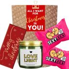 Geschenktüte „All I Want For Christmas Is You!“ - Weihnachtsgeschenk für Verliebte (Set 3)