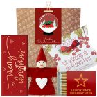 Geschenktüte „Frohe Weihnachten“ - Kleines Weihnachtsgeschenk (Schneekugel – Set 8)