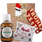 Geschenktüte „Frohes Fest Ihr Lieben“ – Weihnachtsgeschenk für Freunde (Set 1)