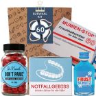 Geschenktüte zum 60. Geburtstag – Lustiges Überlebenspaket (Set 2)