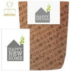 Geschenktüte HAPPY NEW HOME - zum selber Befüllen