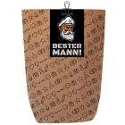 Geschenktüte BESTER MANN! Motiv Captain - zum Befüllen