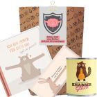 Geschenktüte Gute Besserung – für Krebspatienten „Schön blöd vom Krebs“  (Set 5)