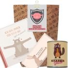 Geschenktüte Gute Besserung – für Krebspatienten „Schön blöd vom Krebs“  (Set 5)