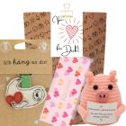 Geschenktüte Freundschaft – Geschenkset „Von Herzen für dich!“ (Set 7)