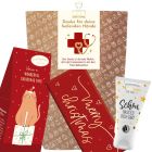 Geschenktüte Weihnachten – Weihnachtsgeschenk für Ärztin „heilende Hände“ (Set 1)