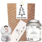 Geschenktüte Weihnachten „Happy Christmas“ (Set 8) - Besonderes Weihnachtsgeschenk