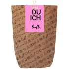 Geschenktüte DU ICH LÄUFT - rosa - zum Befüllen
